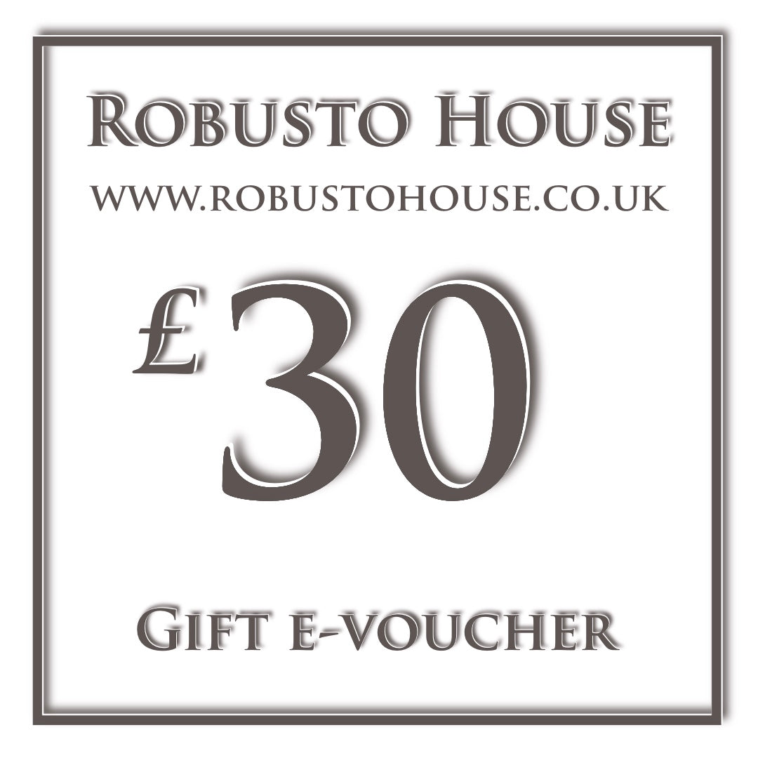 Robusto House Cigars £30 Gift E-Voucher