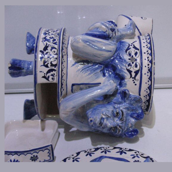 Tobacco Jar Art Nouveau - Ceramic