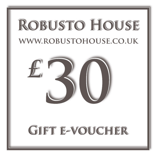 Robusto House Cigars £30 Gift E-Voucher