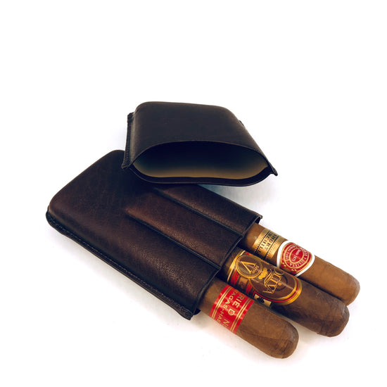 Artamis-Brown-Leather-Cigar-Case-CAS62-shown-with-cigars