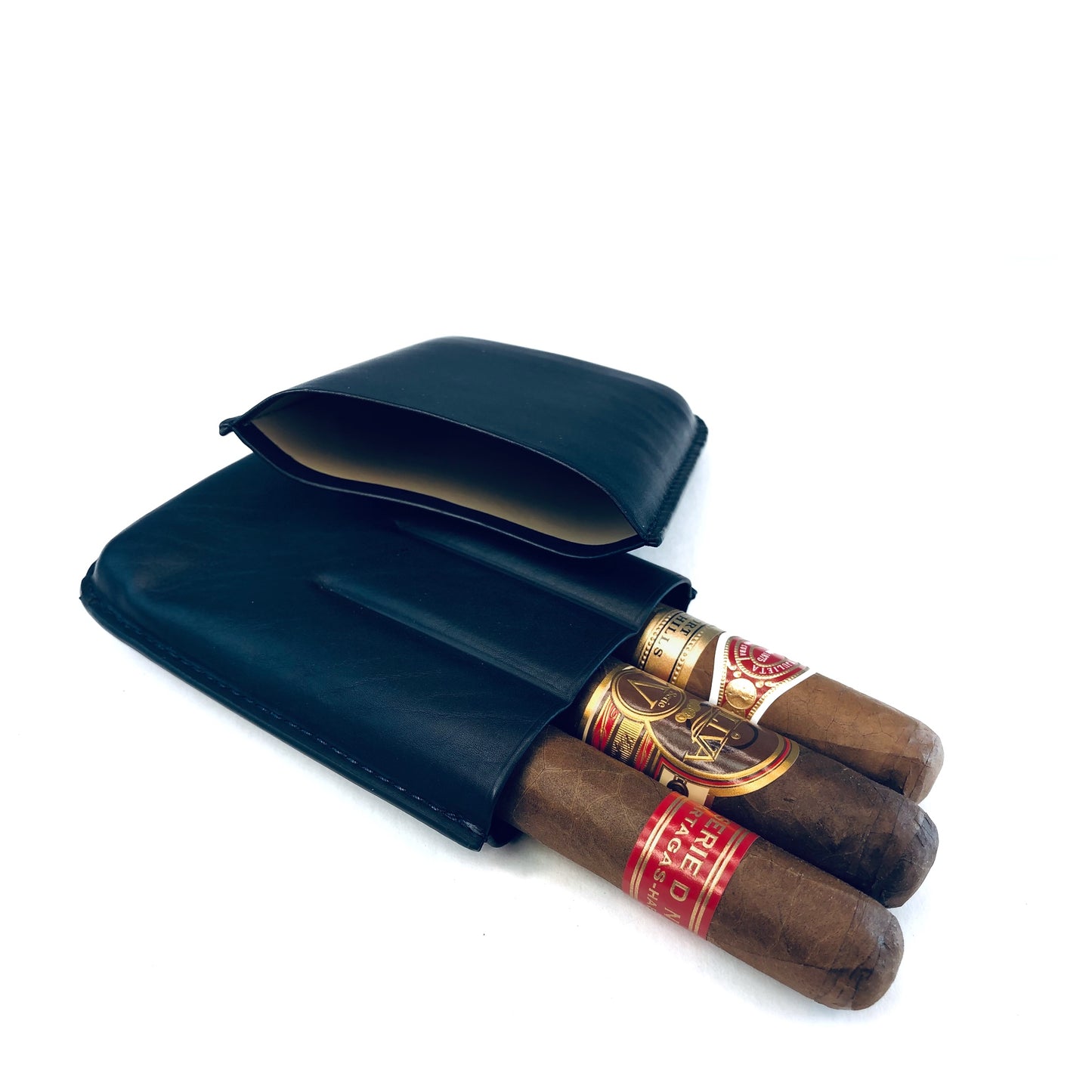 Artamis-Navy-Leather-Cigar-Case-CAS57-open-4