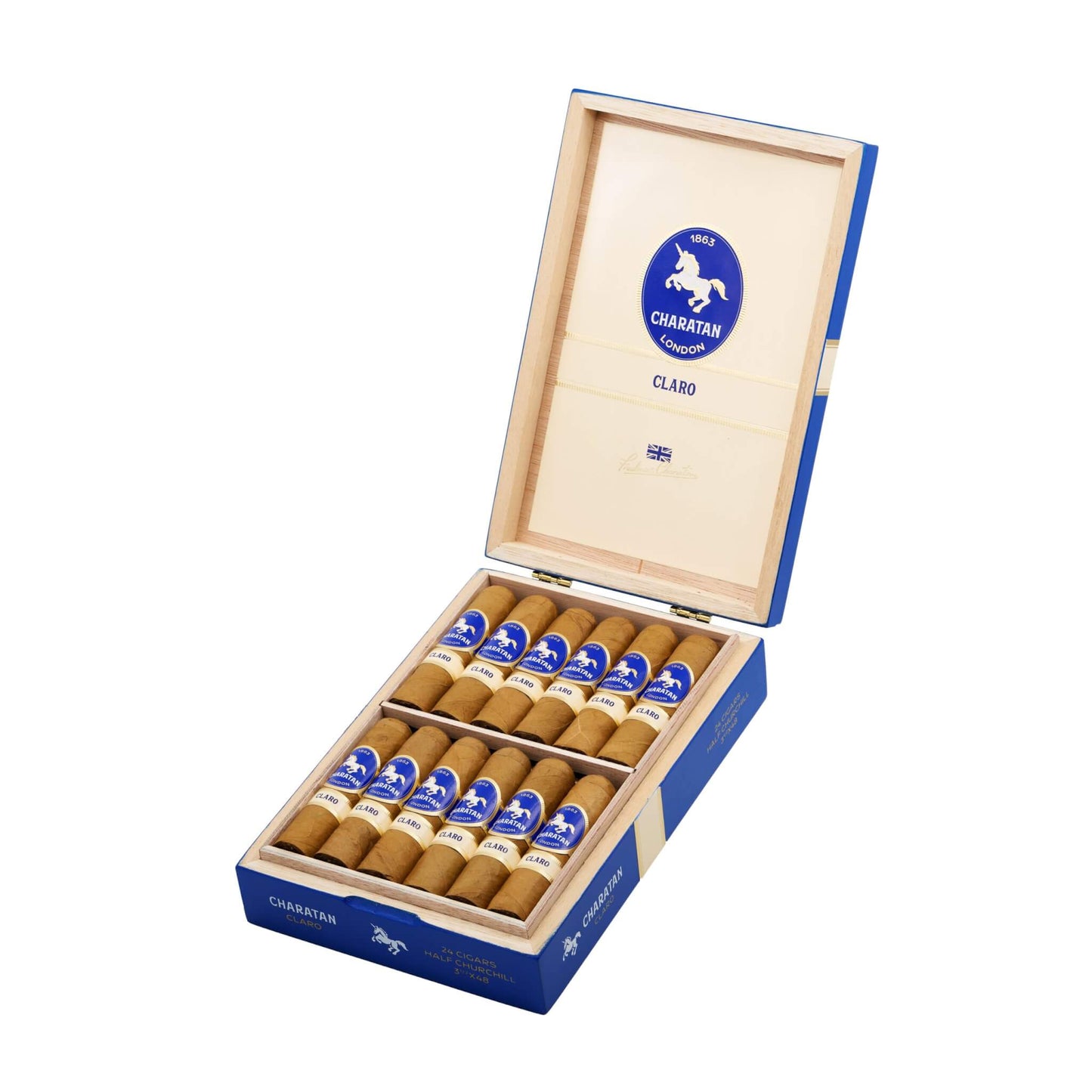 Charatan Claro Half Churchill Cigar