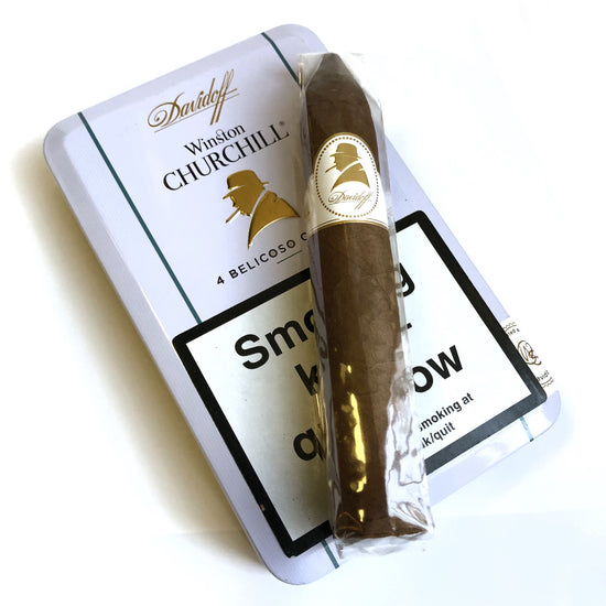 Davidoff Winston Churchill Belicoso - Tin of 4 cigars