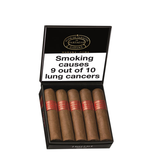 Partagas Serie D No. 6 Cigar Pack of 5