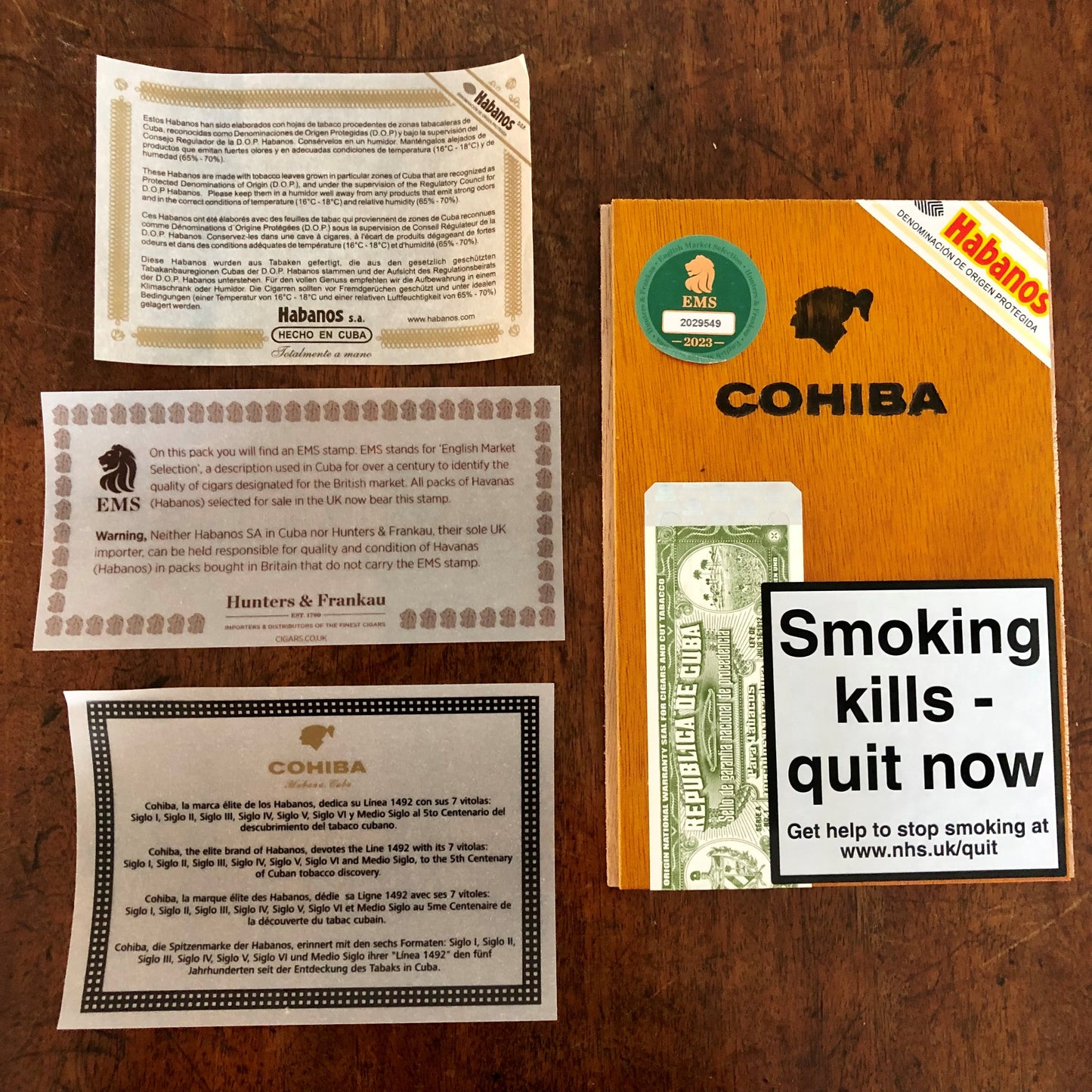 Cohiba Siglo VI - Box of 10 Cigars