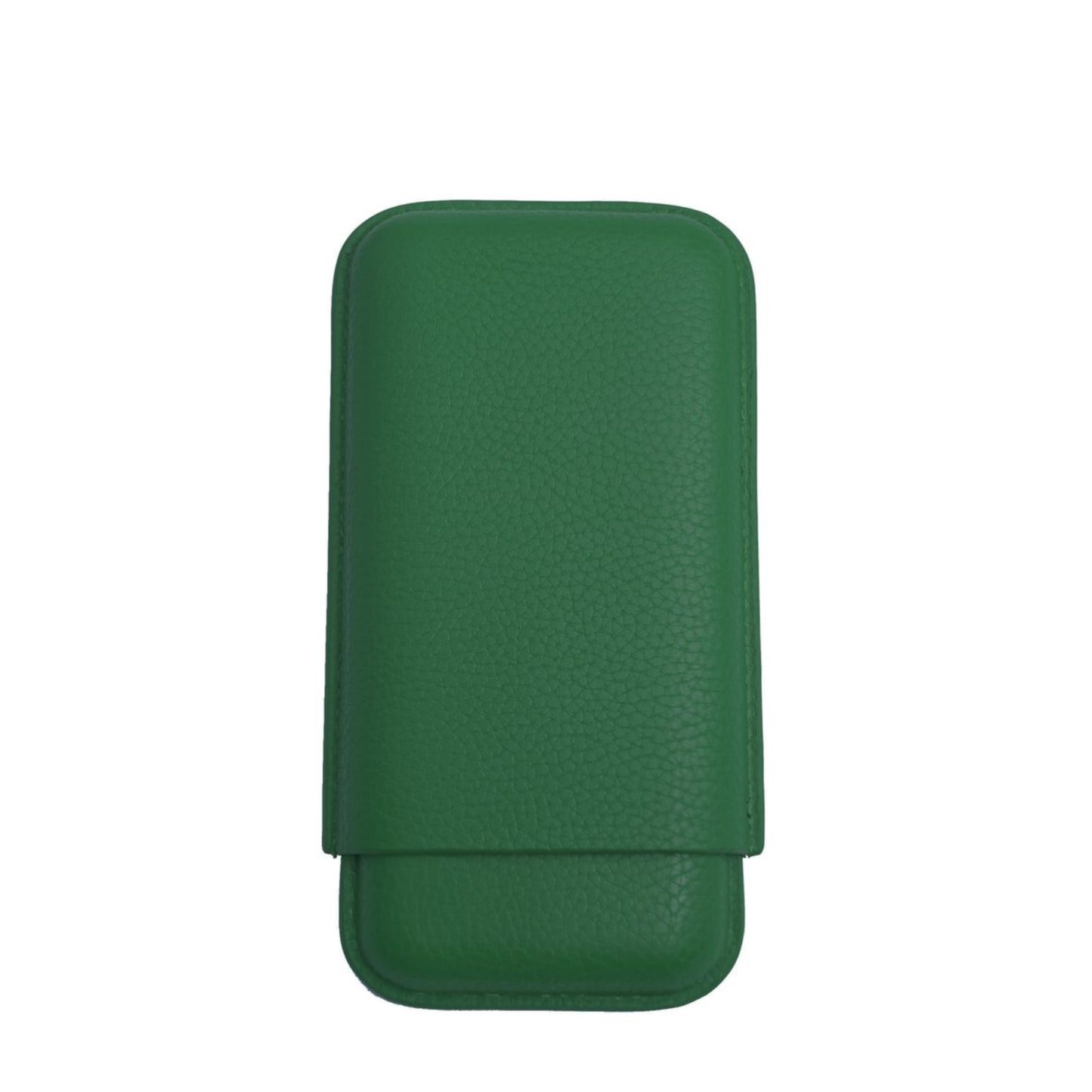 VSB London leather cigar case in racing green