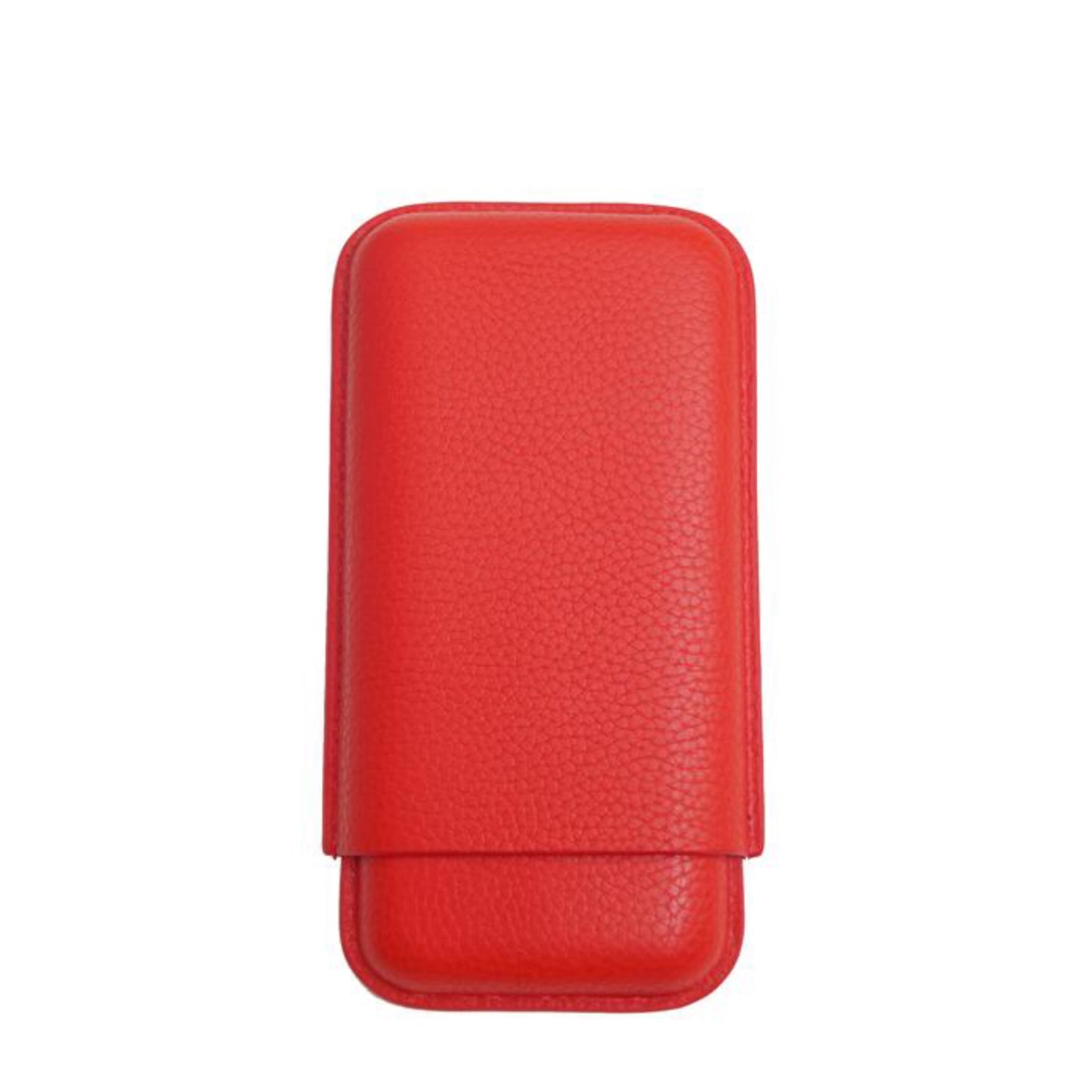 VSB London leather cigar case in red